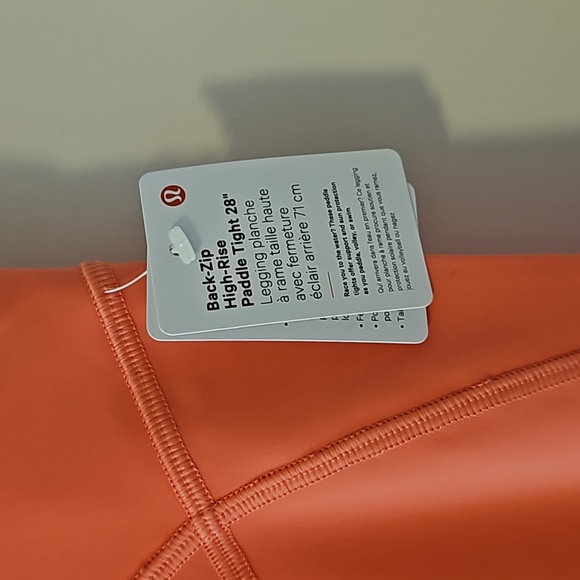 NWT Lululemon Back-Zip High-Rise Paddle Tight 28" (8) - Picture 7 of 10